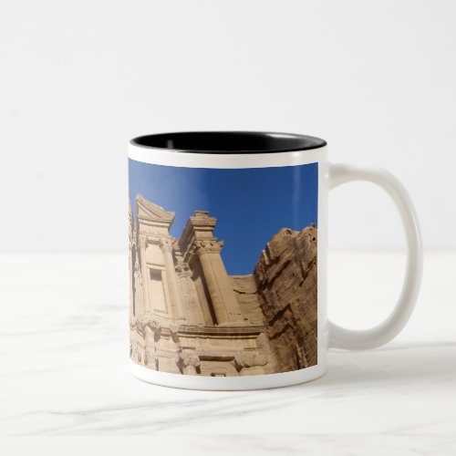 Jordan Petra The Monastery Al Deir Two_Tone Coffee Mug