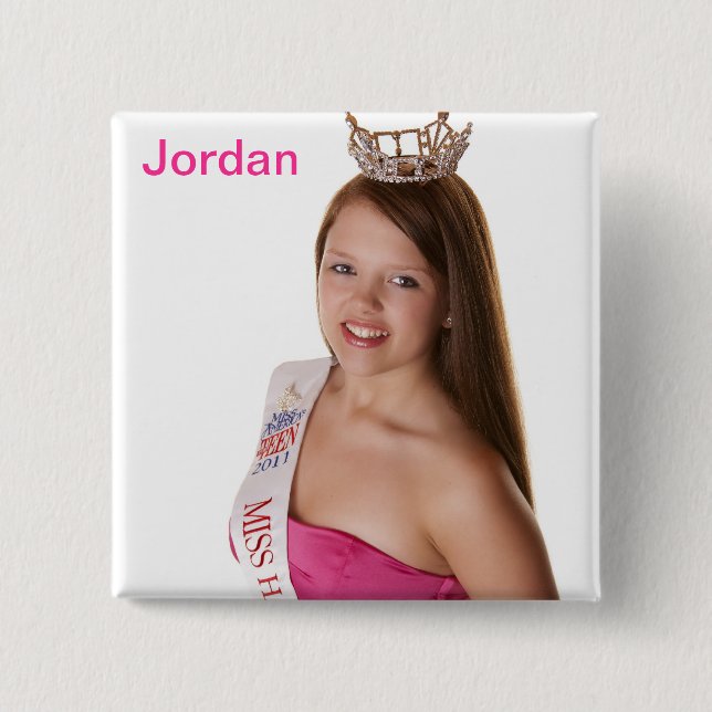 Jordan Pinback Button (Front)