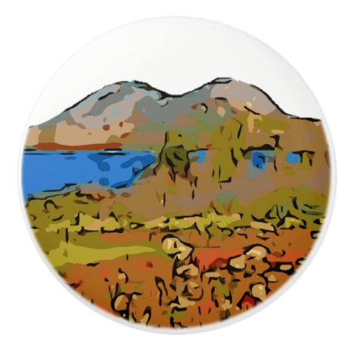 JORDAN POND CERAMIC KNOB