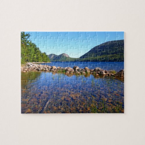 Jordan Pond I at Acadia National Park Jigsaw Puzzle