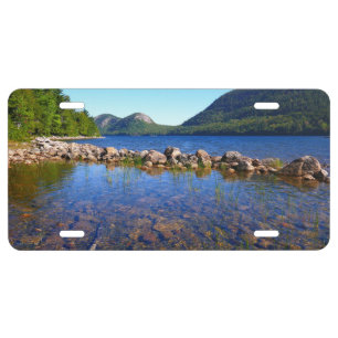 Jordan Pond I at Acadia National Park License Plate