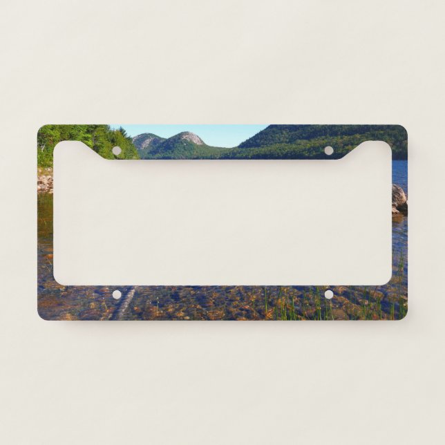 Jordan Pond I at Acadia National Park License Plate Frame (Front)