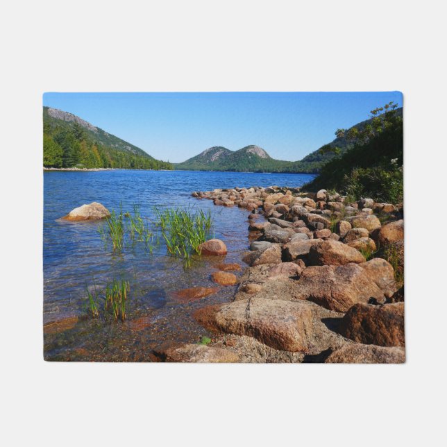 Jordan Pond II at Acadia National Park Doormat (Front)