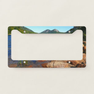 Jordan Pond II at Acadia National Park License Plate Frame