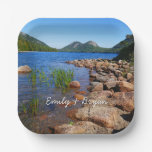 Jordan Pond II at Acadia National Park Paper Plates