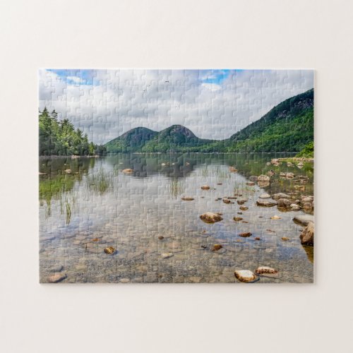 Jordan Pond in Acadia National Park in Maine Jigsaw Puzzle