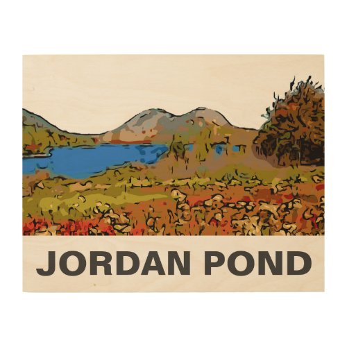 JORDAN POND WOOD WALL DECOR