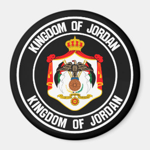 Jordan Round Emblem Magnet