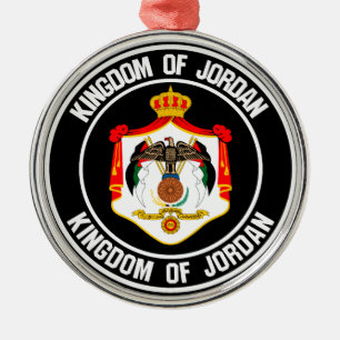 Jordan Round Emblem Metal Ornament
