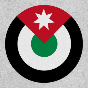 Jordan roundel country flag symbol army military a patch