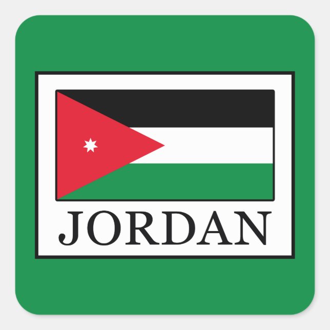 Jordan Square Sticker (Front)