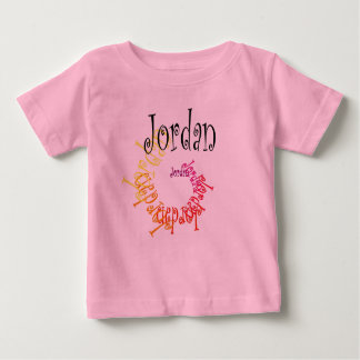 pink and white jordan shirt