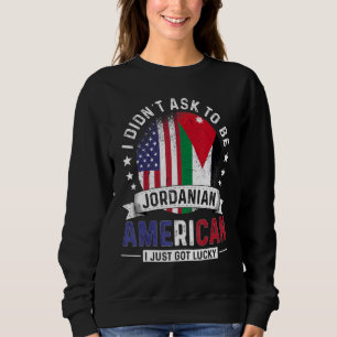 Jordanian American Countries Flags Pride Jordan Fl Sweatshirt