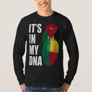 Jordanian And Benin Mix DNA Heritage Flag T-Shirt