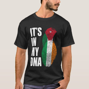 Jordanian And Irish Mix DNA Heritage Flag T-Shirt