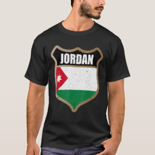 Jordanian Flag Patch For Proud Jordanians And Amma T-Shirt