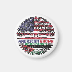 Jordanian Jordan US American USA United States Magnet