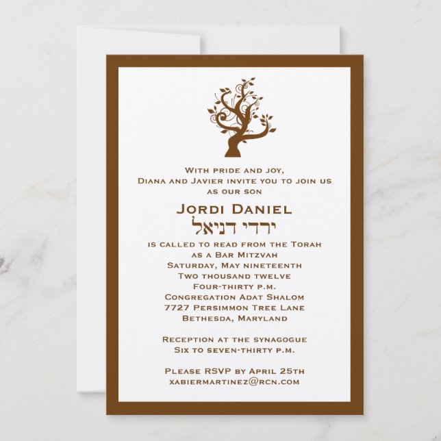 Jordi Custom 6 Invitation (Front)