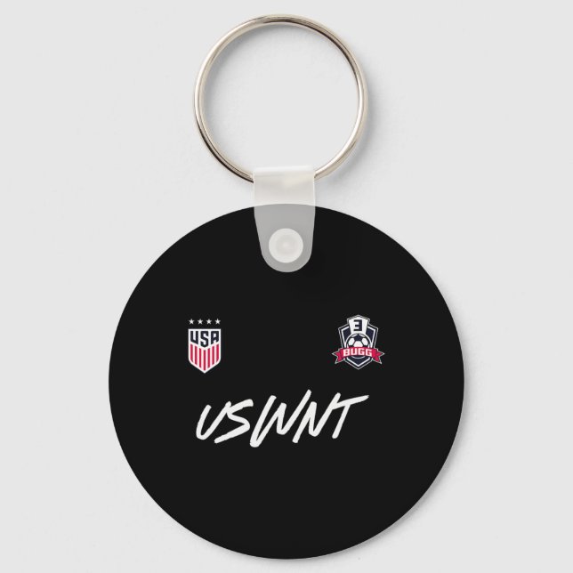 Jordyn Bugg 3 Navy Uswnt Officially Licensed  Keychain (Front)