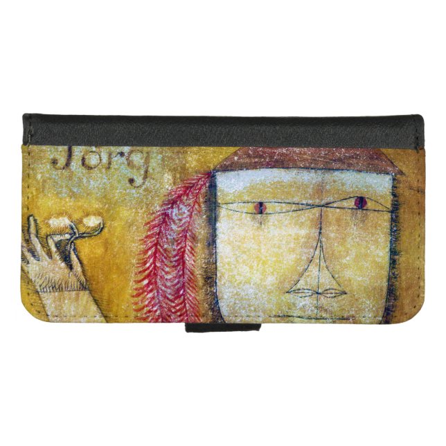 Jorg, Paul Klee iPhone Wallet Case (Front (Horizontal))
