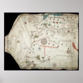 Jorge Aguiar Map - 1492 Poster by Brookelorren at Zazzle