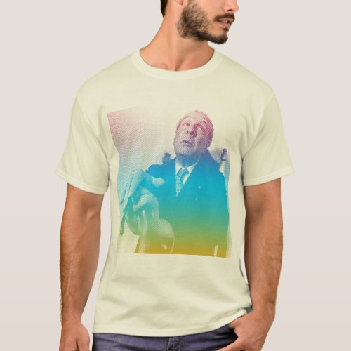 Jorge Luis Borges Rainbow 1 T_Shirt