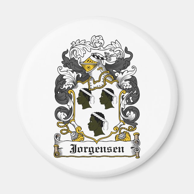 Jorgensen Family Crest Magnet (Front)