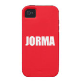 Jorma Case-Mate iPhone Case (Back)