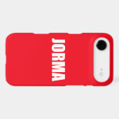 Jorma Case-Mate iPhone Case (Back (Horizontal))