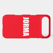 Jorma Case-Mate iPhone Case (Back (Horizontal))