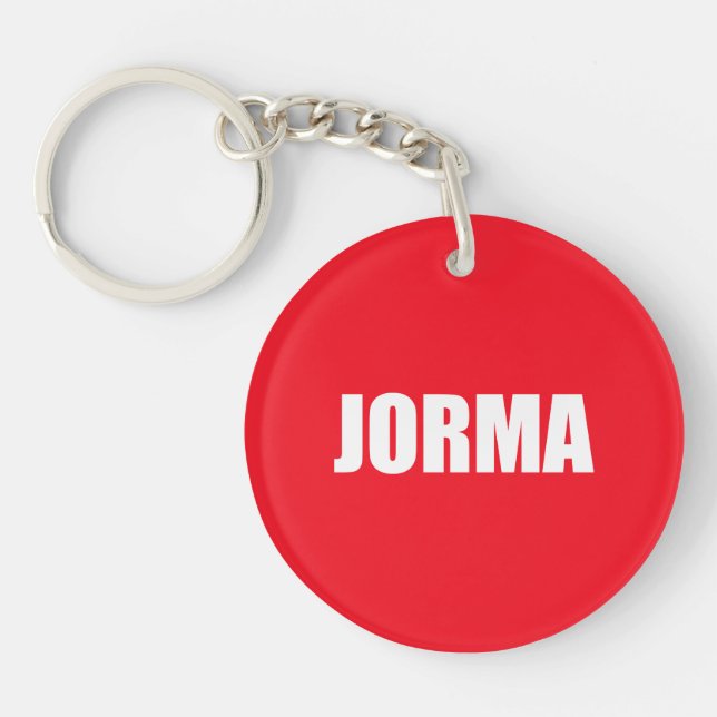 Jorma Keychain (Front)