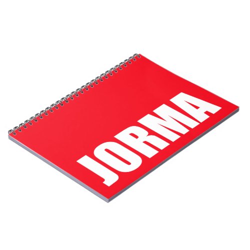 Jorma Notebook