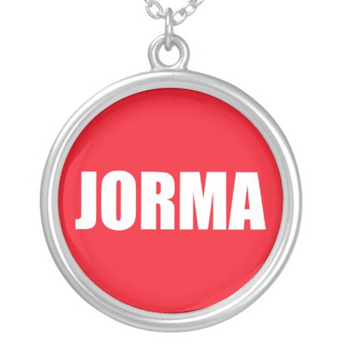 Jorma Silver Plated Necklace