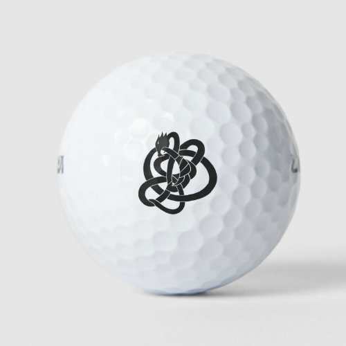 Jormungand the Serpent of Midgard Golf Balls