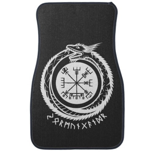 Jormungandr _ Nordic Rune Car Floor Mat