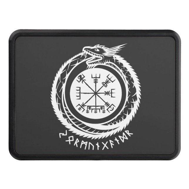 Jormungandr - Nordic Rune Hitch Cover (Front)
