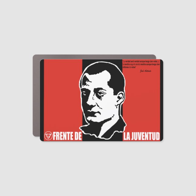 JOSE ANTONIO CAR MAGNET (Front)