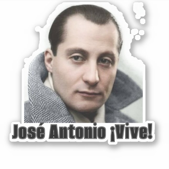 José Antonio ¡Vive!  Sticker (Front)