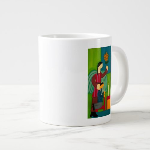 Jose Maria y su Angel 2009 Large Coffee Mug