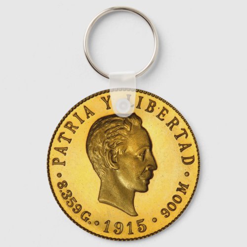 Jose Marti coin 1915 Keychain