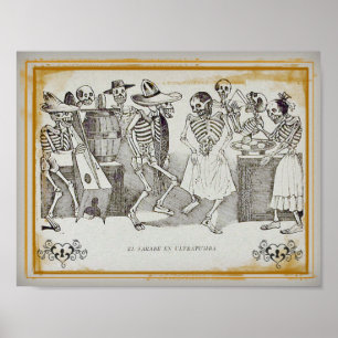 José Posada-El jarabe en ultratumba 11"x8.5" Print