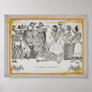 José Posada El jarabe en ultratumba 7x5.30 Print