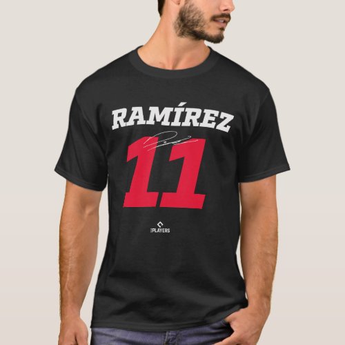 Jose Ramirez Cleveland MLBPA Baseball Fan MLB Play T_Shirt