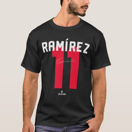 Jose Ramirez Cleveland MLBPA Baseball Fan MLB Play T_Shirt