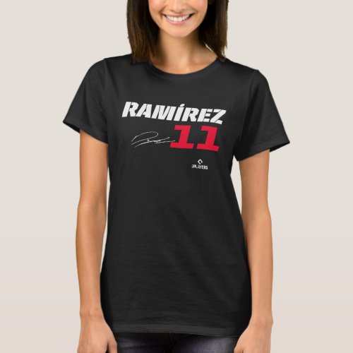 Jose Ramirez MLBPA Cleveland Baseball Player Enriq T_Shirt