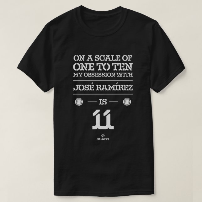 Jose Ramirez Obsession MLBPA Cleveland Sports Love T-Shirt (Design Front)