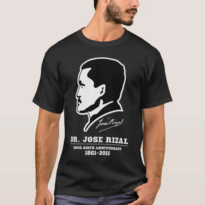 Jose Rizal 150th Birth Anniversary Souvenirs T Shirt Zazzle Com