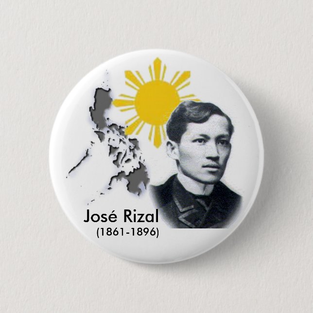 Jose Rizal Button (Front)