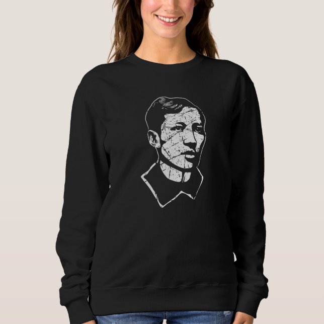 Jose Rizal Philippines Filipino American History M Sweatshirt (Front)