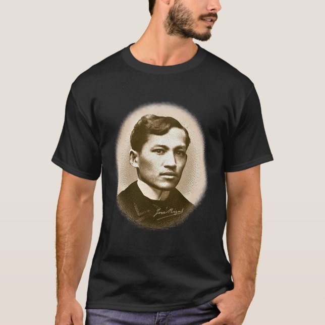 Jose Rizal (Sepia Print) T-Shirt (Front)